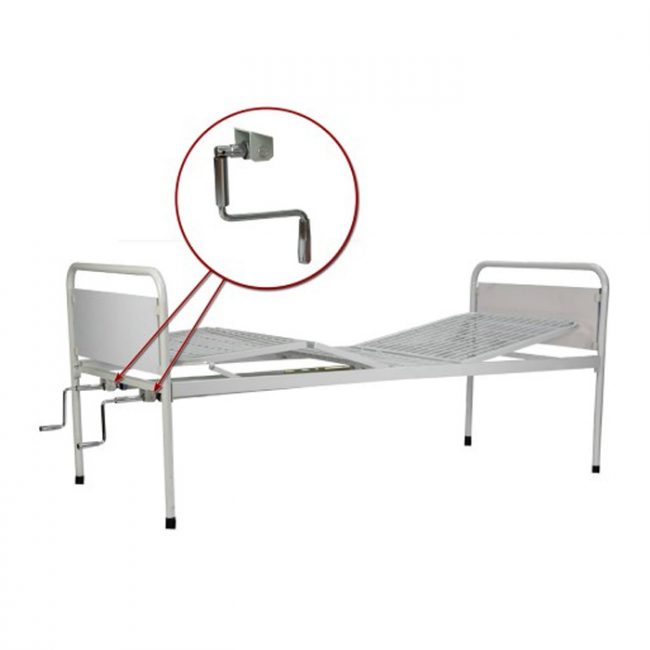 letto degenza due manovelle la sanatre