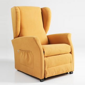 poltrona con rotelle bergère la sanatre