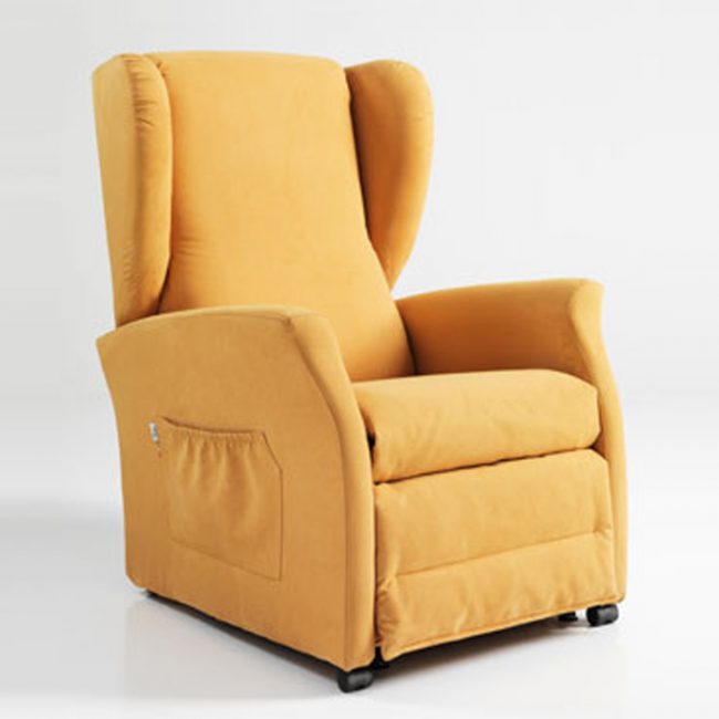 poltrona con rotelle bergère la sanatre